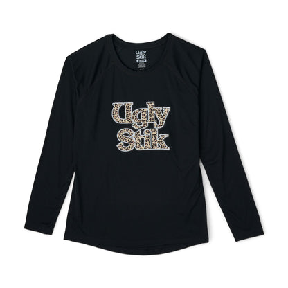 Women's Cheetah Print Logo UPF Shirt
